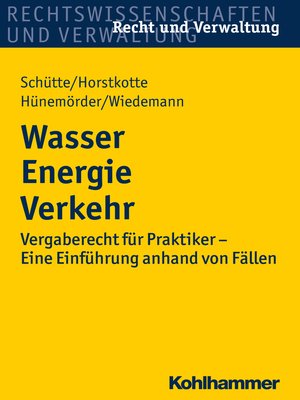 cover image of Wasser Energie Verkehr